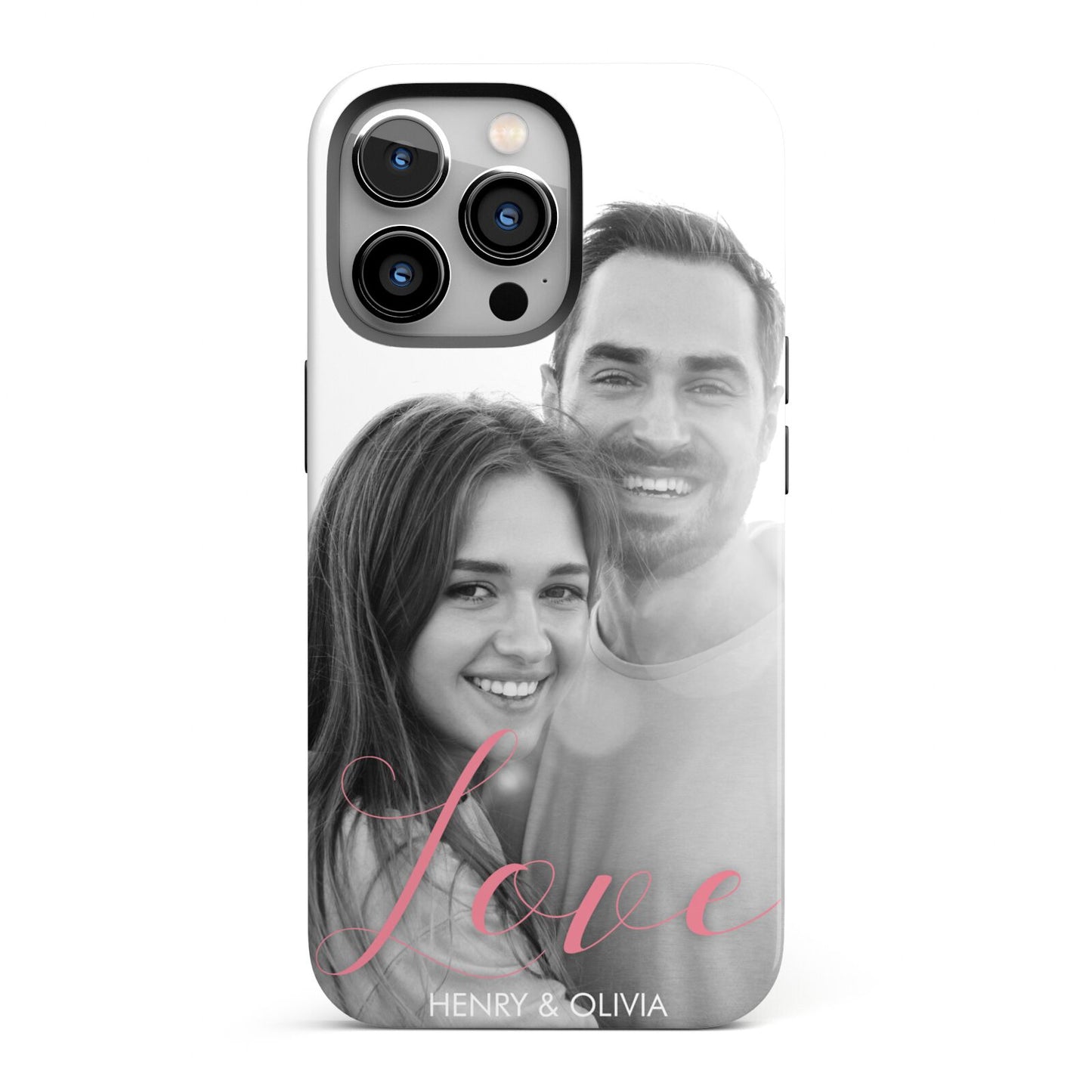 Personalised Valentines Day Photo iPhone 13 Pro Full Wrap 3D Tough Case