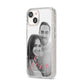 Personalised Valentines Day Photo iPhone 14 Glitter Tough Case Starlight Angled Image