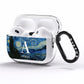 Personalised Van Gogh Starry Night AirPods Pro Clear Case Side Image