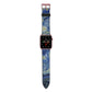 Personalised Van Gogh Starry Night Apple Watch Strap with Rose Gold Hardware