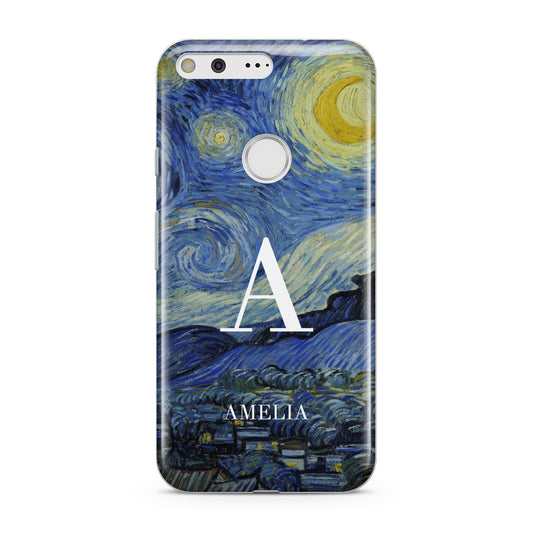 Personalised Van Gogh Starry Night Google Pixel Case