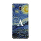 Personalised Van Gogh Starry Night Samsung Galaxy A3 2016 Case on gold phone