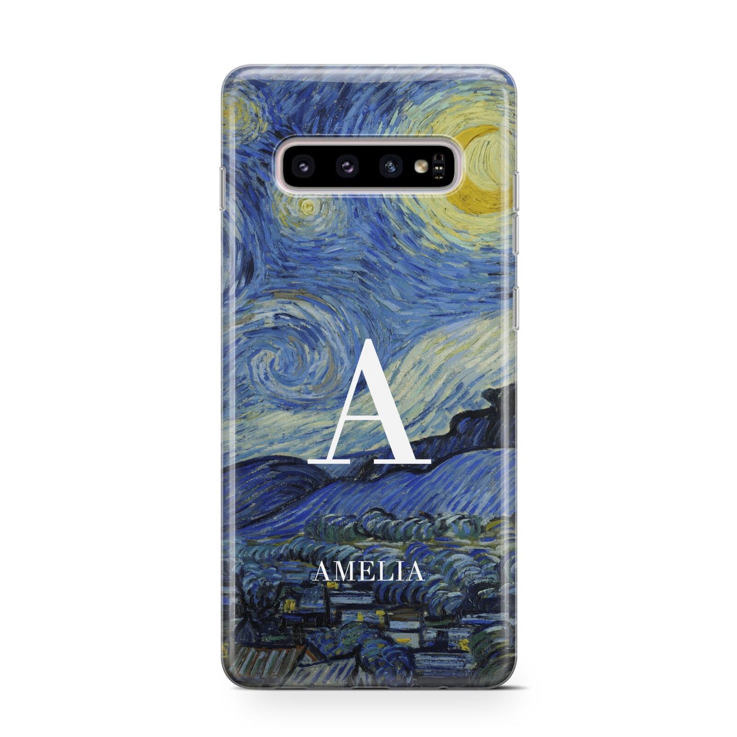 Personalised Van Gogh Starry Night Samsung Galaxy S10 Case