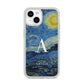 Personalised Van Gogh Starry Night iPhone 14 Glitter Tough Case Starlight