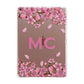 Personalised Vibrant Cherry Blossom Pink Apple iPad Rose Gold Case