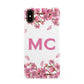 Personalised Vibrant Cherry Blossom Pink Apple iPhone XS 3D Snap Case