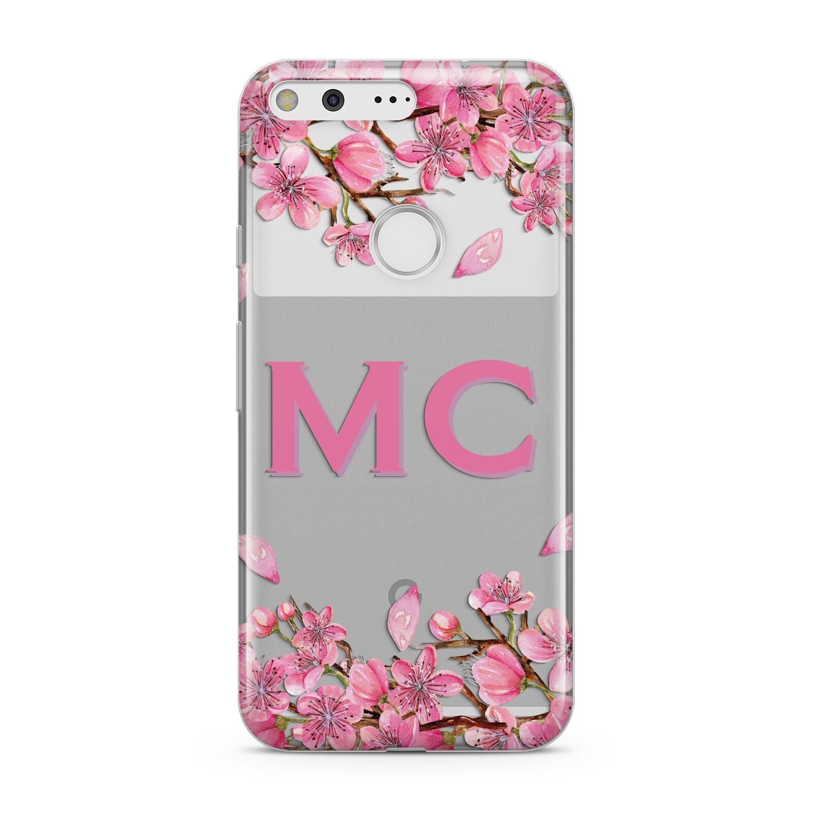 Personalised Vibrant Cherry Blossom Pink Google Pixel Case
