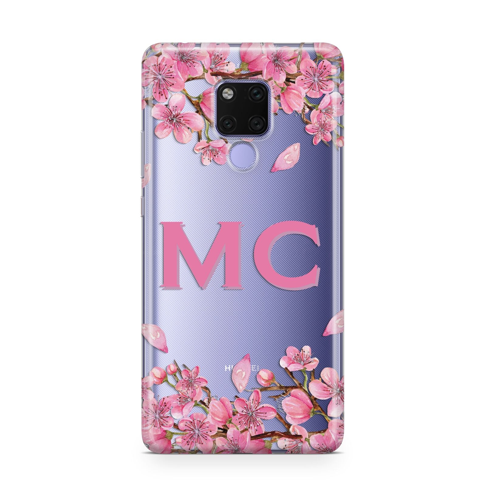 Personalised Vibrant Cherry Blossom Pink Huawei Mate 20X Phone Case