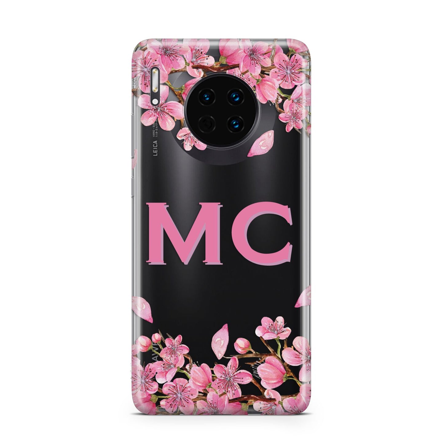 Personalised Vibrant Cherry Blossom Pink Huawei Mate 30