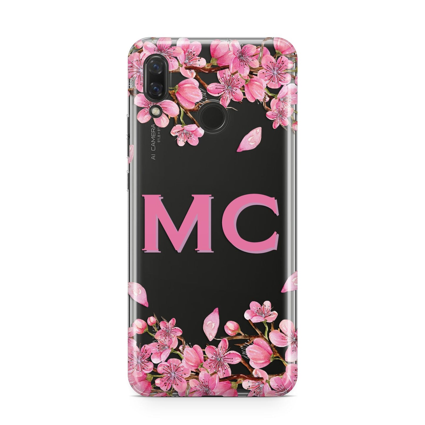 Personalised Vibrant Cherry Blossom Pink Huawei Nova 3 Phone Case