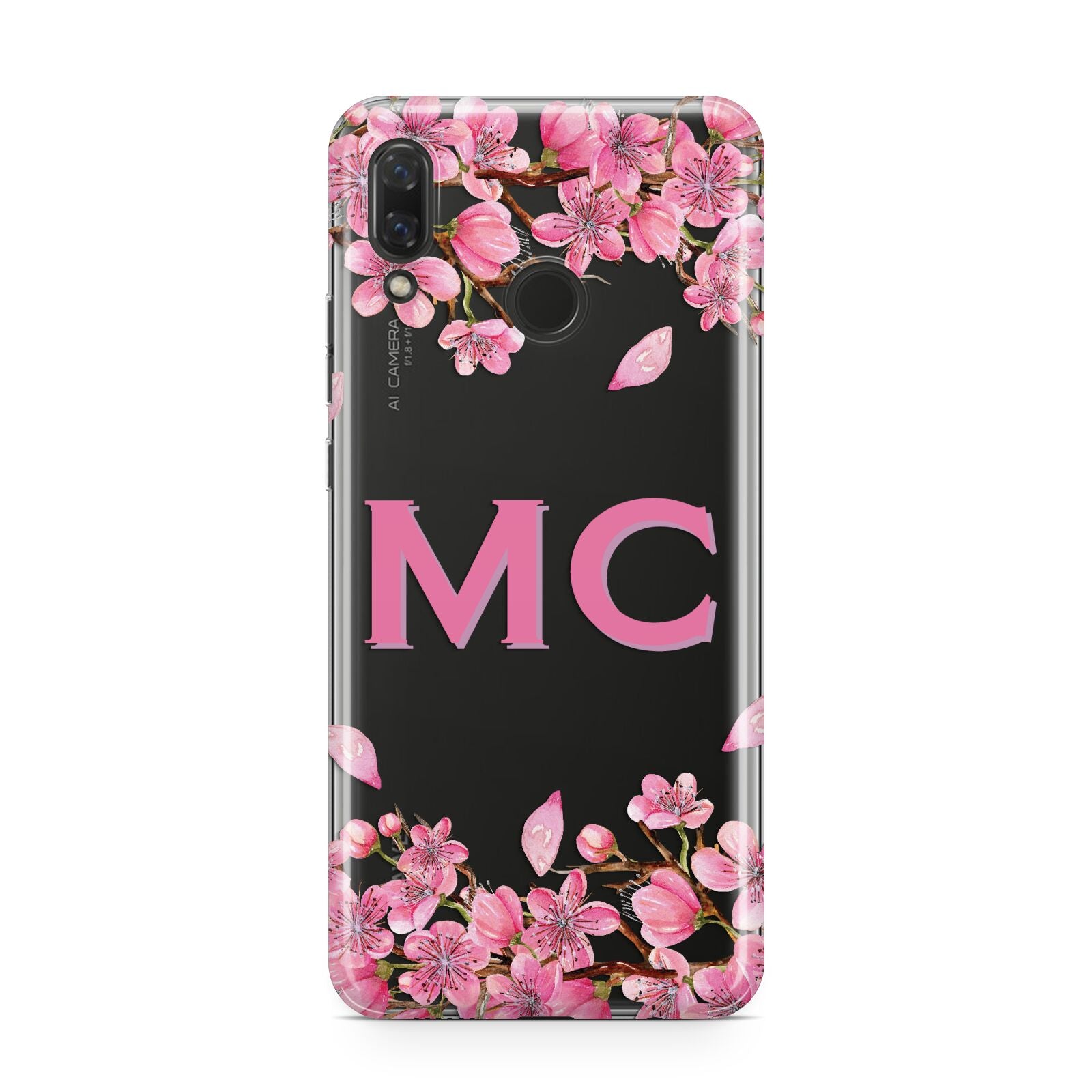 Personalised Vibrant Cherry Blossom Pink Huawei Nova 3 Phone Case