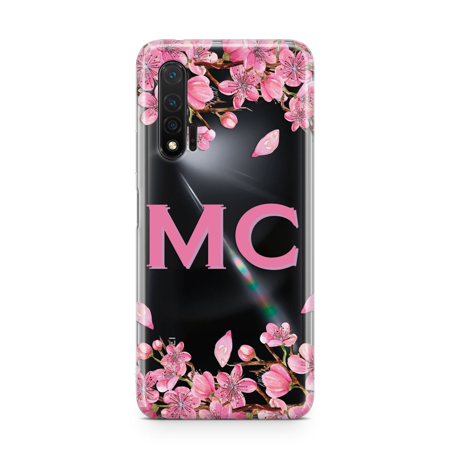 Personalised Vibrant Cherry Blossom Pink Huawei Nova 6 Phone Case