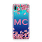 Personalised Vibrant Cherry Blossom Pink Huawei P Smart 2019 Case