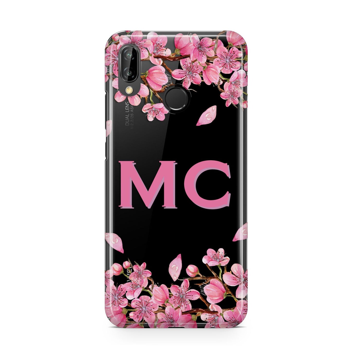 Personalised Vibrant Cherry Blossom Pink Huawei P20 Lite Phone Case