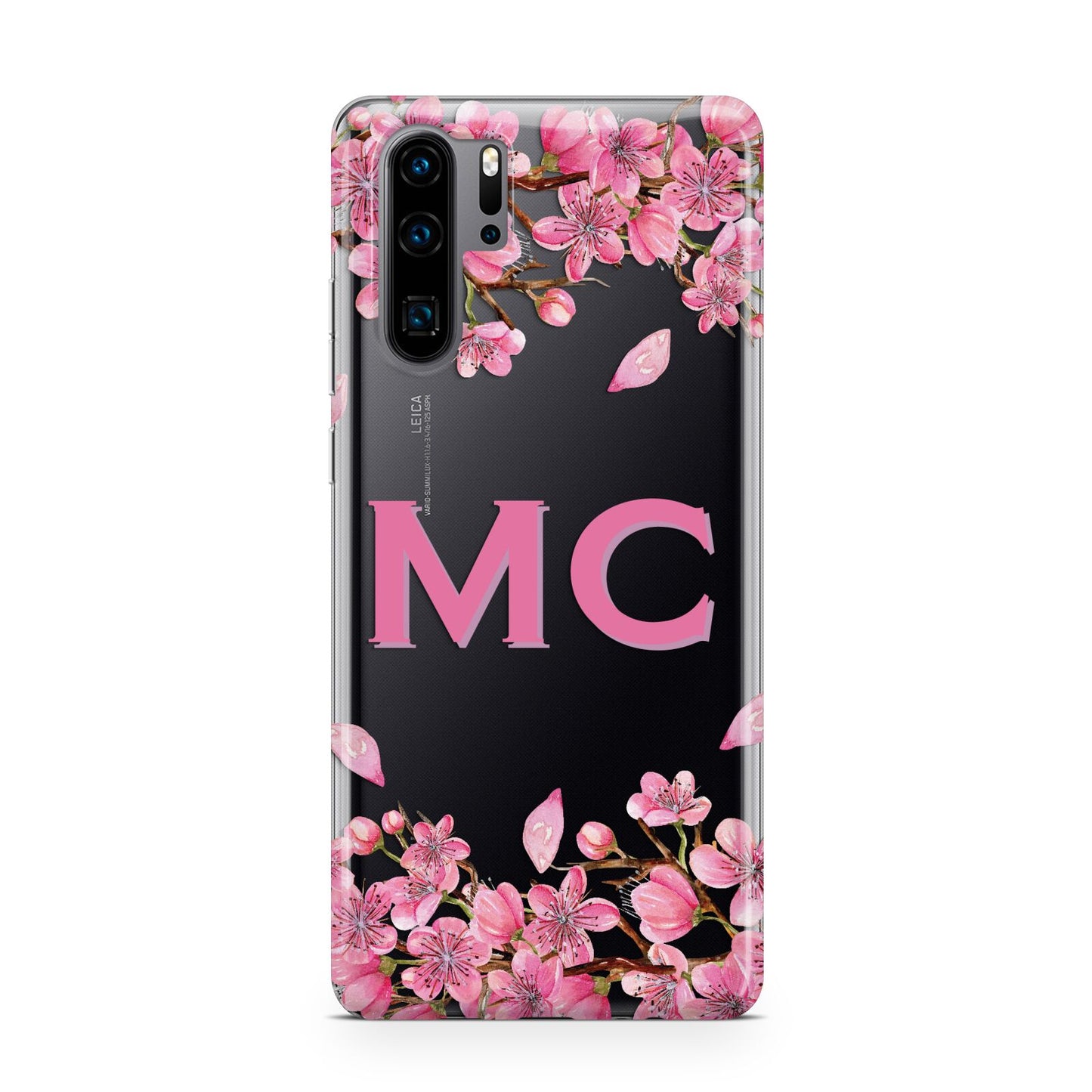 Personalised Vibrant Cherry Blossom Pink Huawei P30 Pro Phone Case