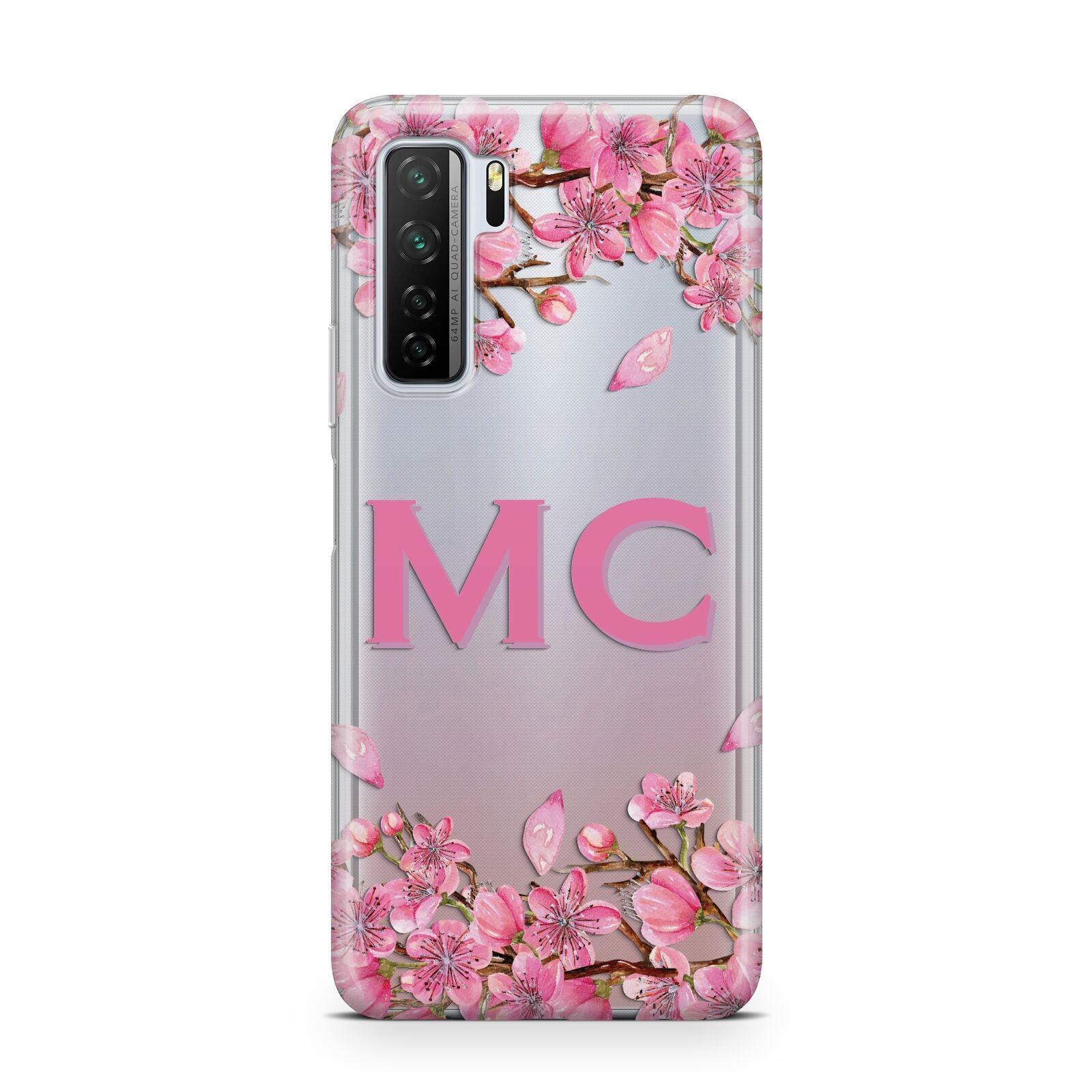Personalised Vibrant Cherry Blossom Pink Huawei P40 Lite 5G Phone Case