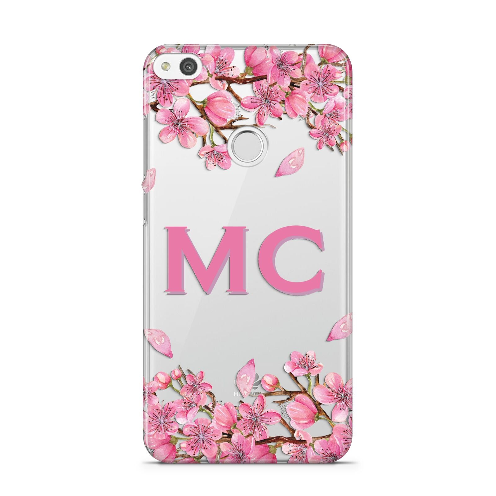 Personalised Vibrant Cherry Blossom Pink Huawei P8 Lite Case