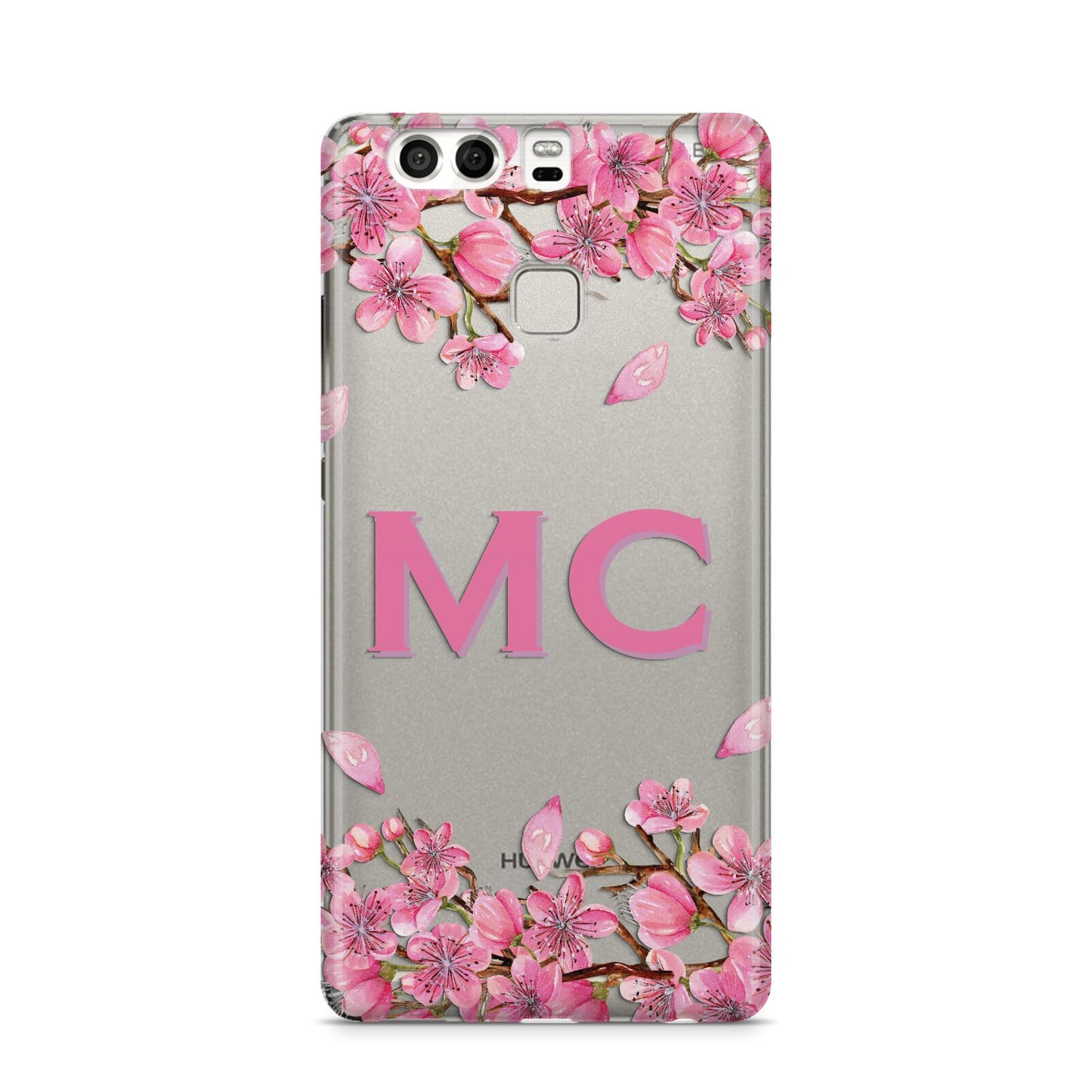 Personalised Vibrant Cherry Blossom Pink Huawei P9 Case