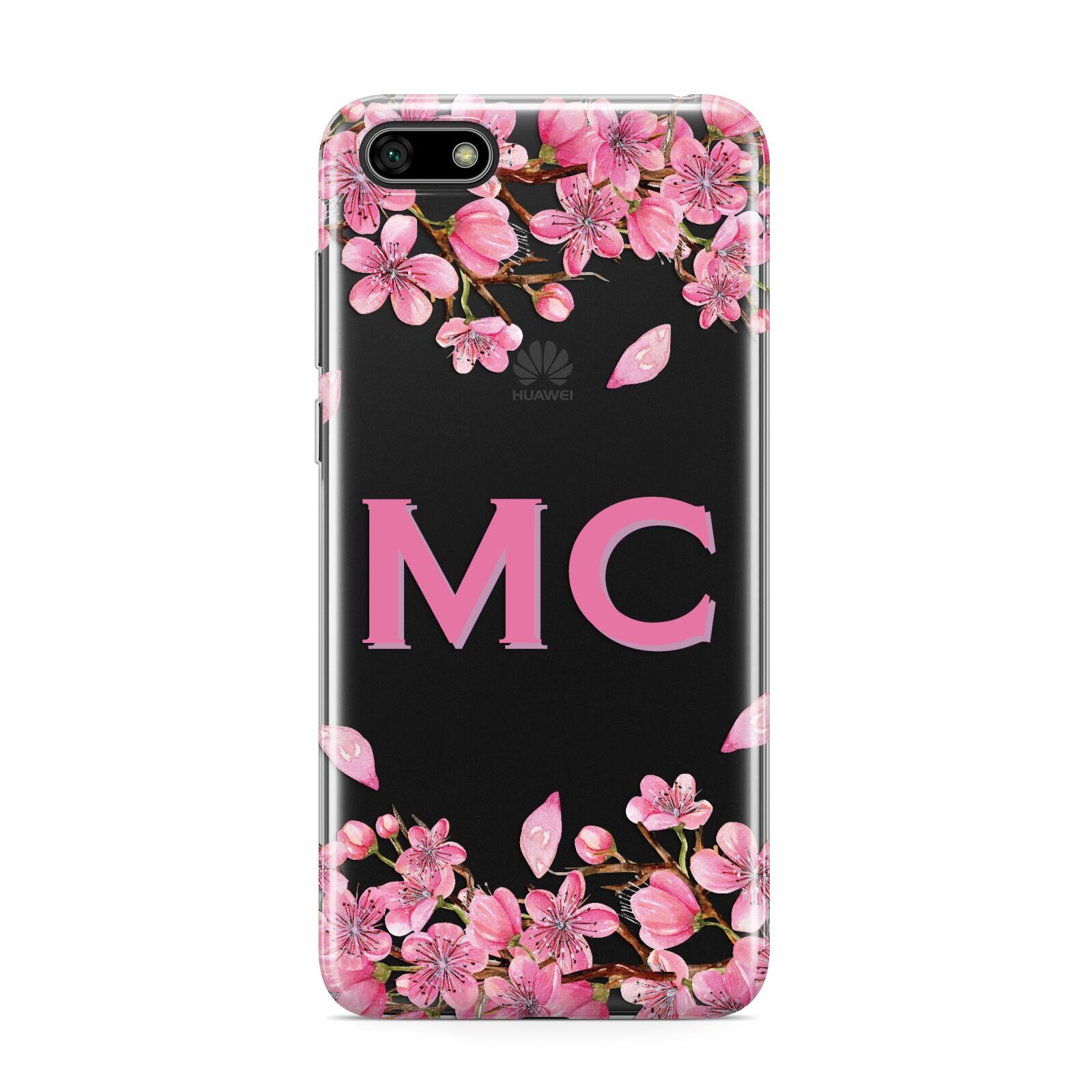 Personalised Vibrant Cherry Blossom Pink Huawei Y5 Prime 2018 Phone Case
