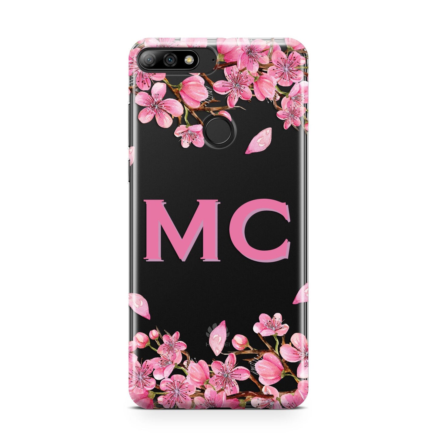 Personalised Vibrant Cherry Blossom Pink Huawei Y7 2018