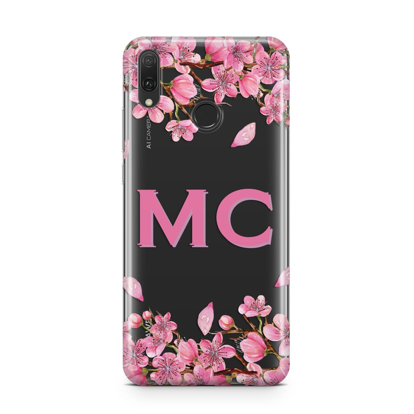 Personalised Vibrant Cherry Blossom Pink Huawei Y9 2019