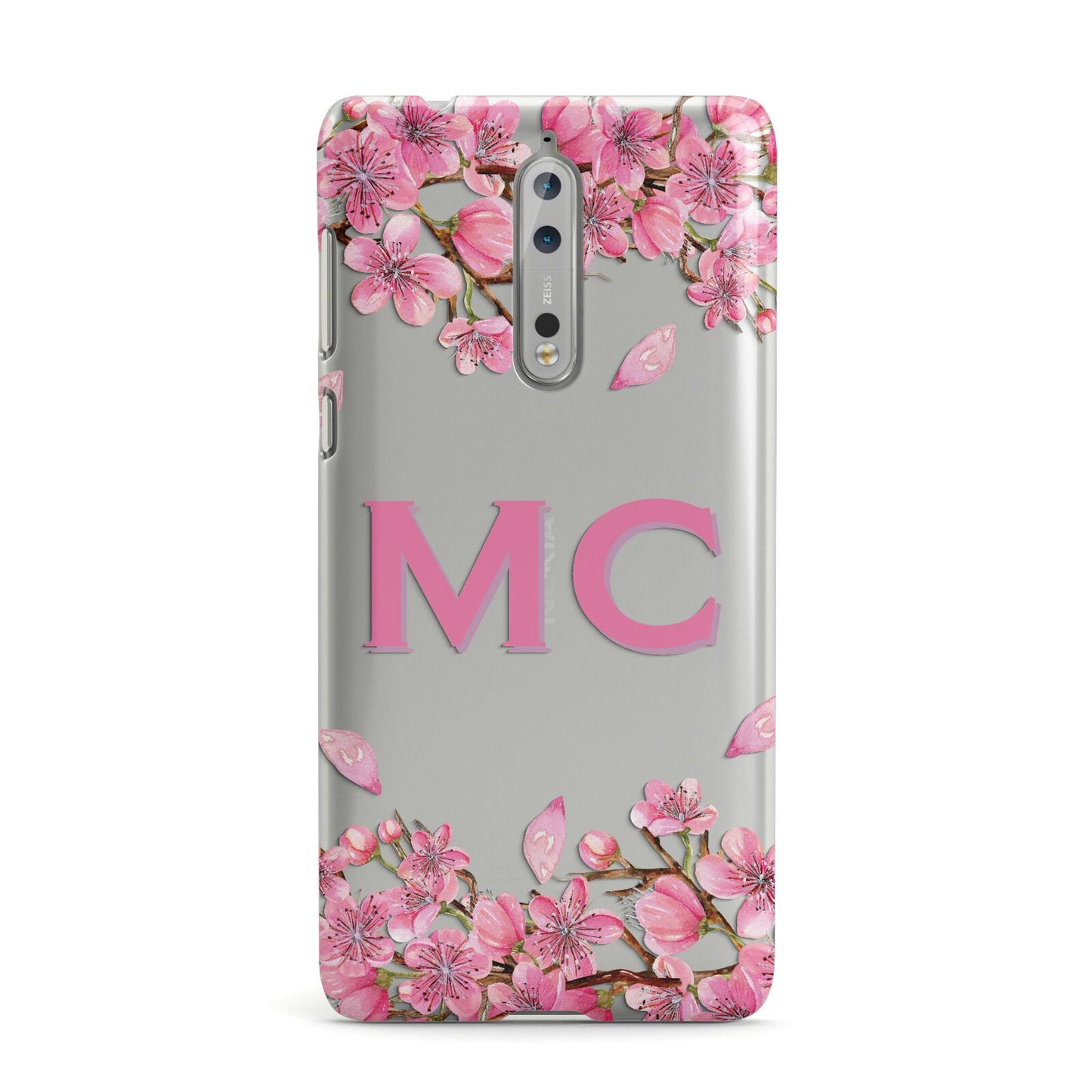 Personalised Vibrant Cherry Blossom Pink Nokia Case