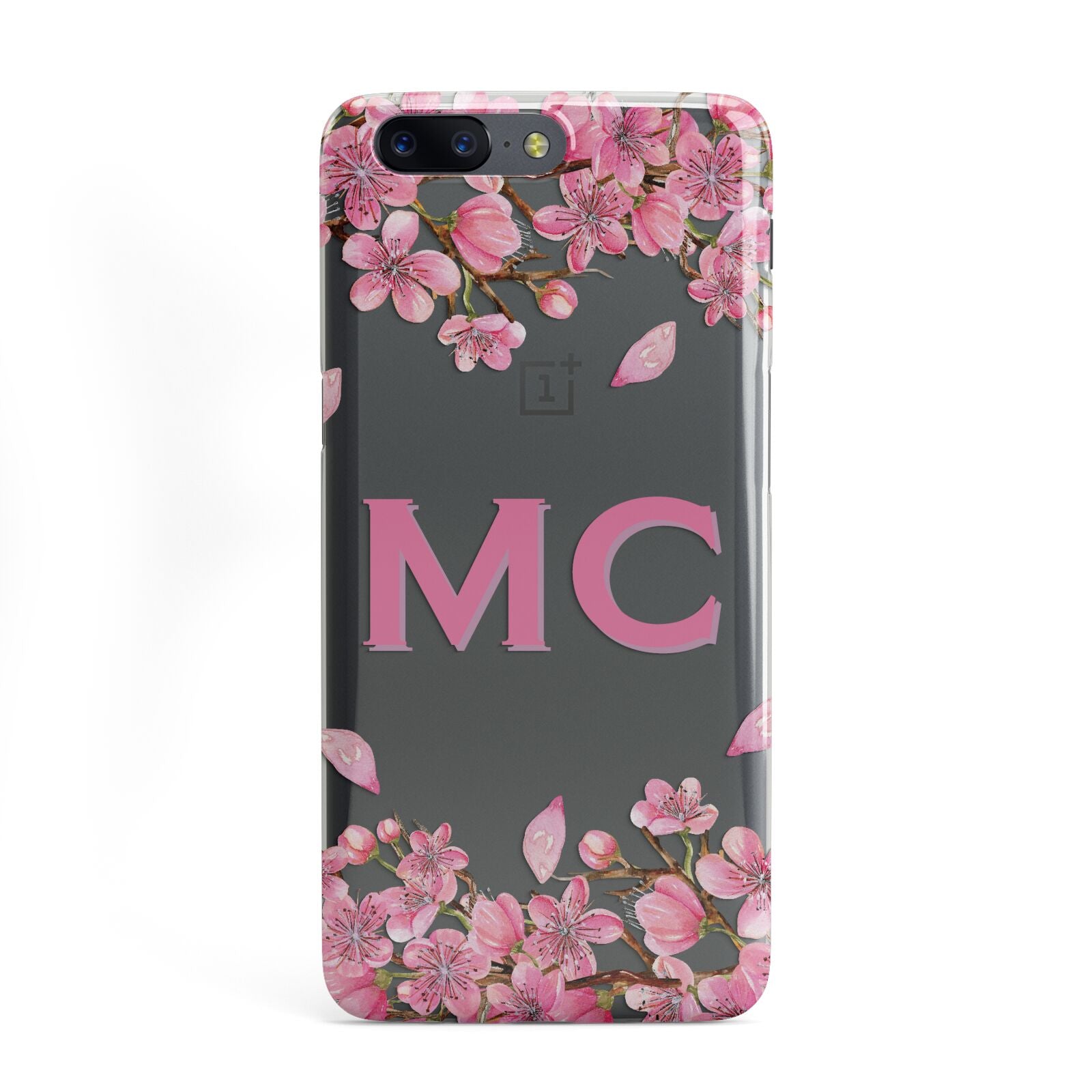 Personalised Vibrant Cherry Blossom Pink OnePlus Case