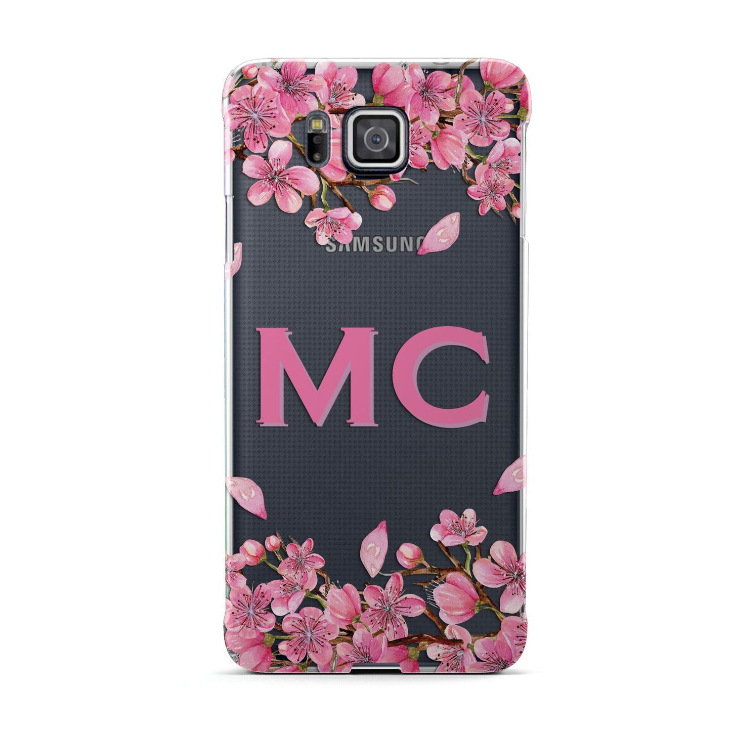 Personalised Vibrant Cherry Blossom Pink Samsung Galaxy Alpha Case