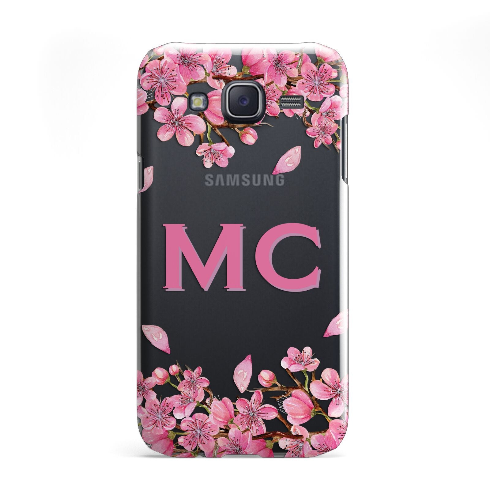 Personalised Vibrant Cherry Blossom Pink Samsung Galaxy J5 Case