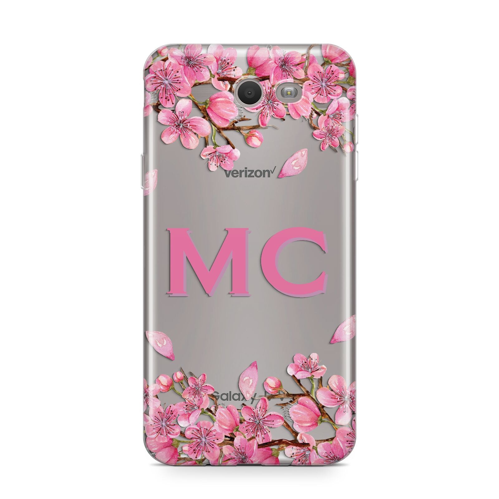 Personalised Vibrant Cherry Blossom Pink Samsung Galaxy J7 2017 Case