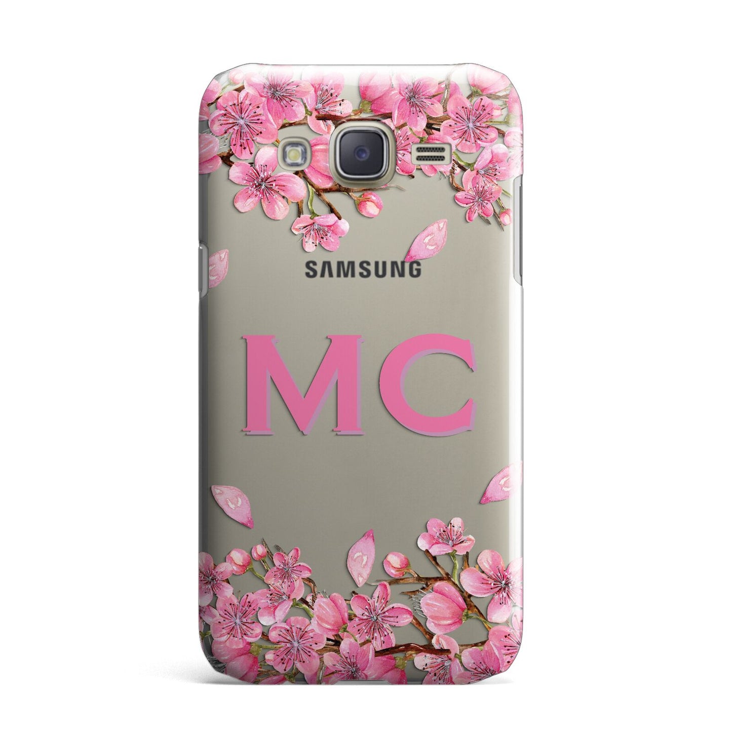 Personalised Vibrant Cherry Blossom Pink Samsung Galaxy J7 Case