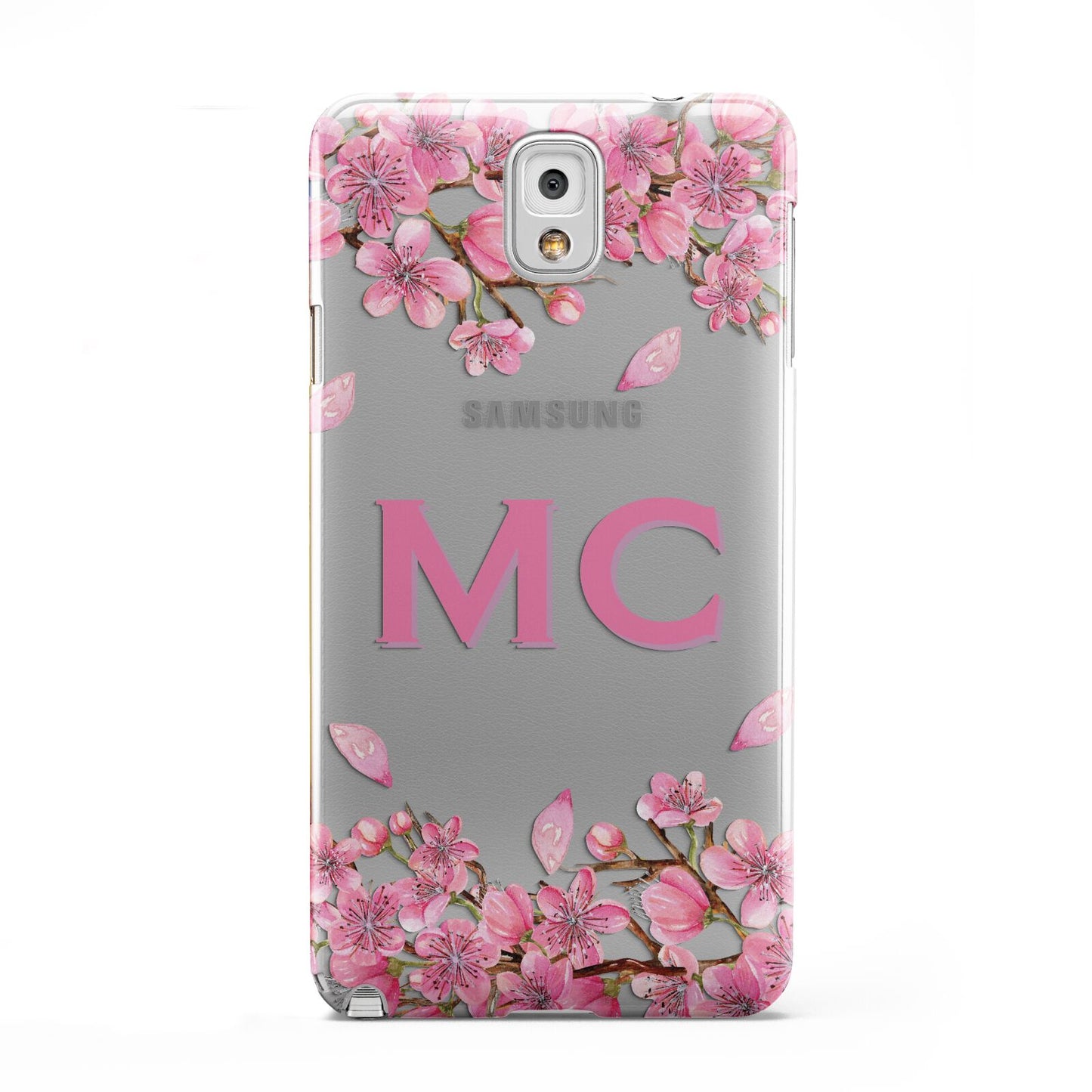 Personalised Vibrant Cherry Blossom Pink Samsung Galaxy Note 3 Case