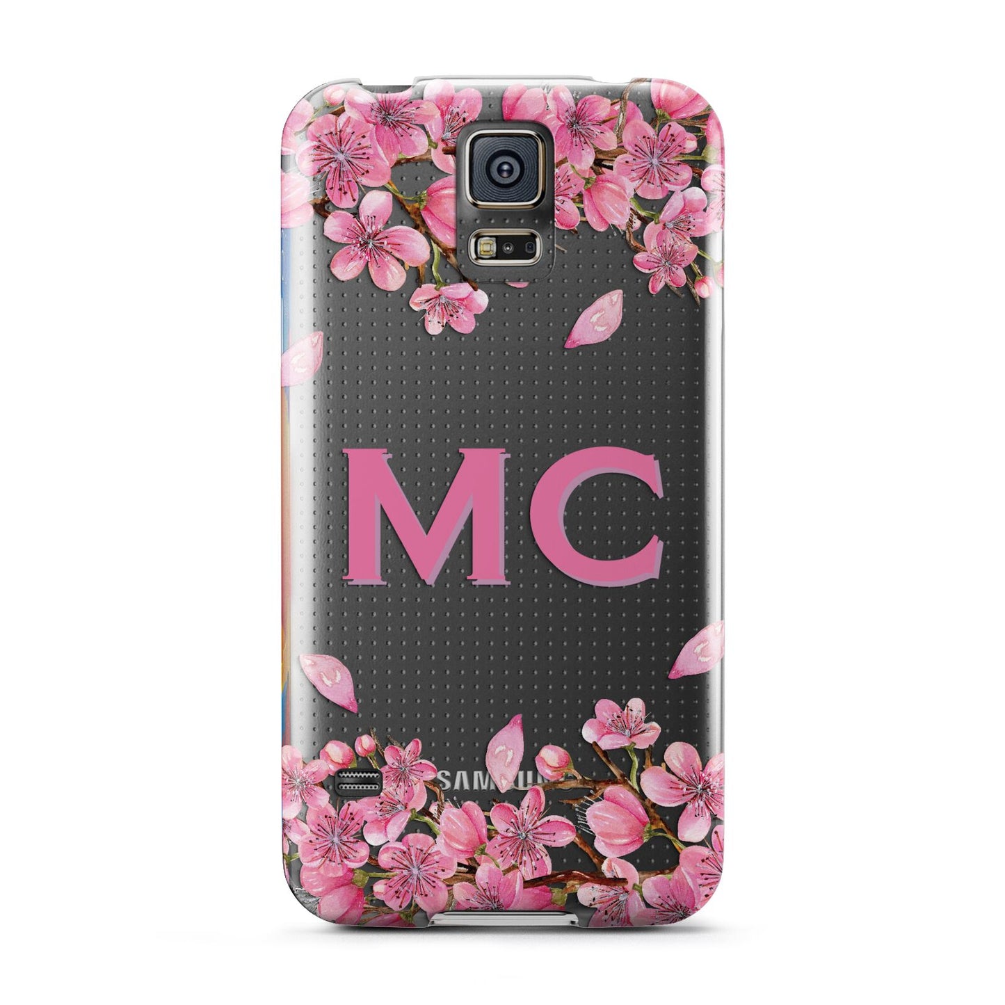 Personalised Vibrant Cherry Blossom Pink Samsung Galaxy S5 Case