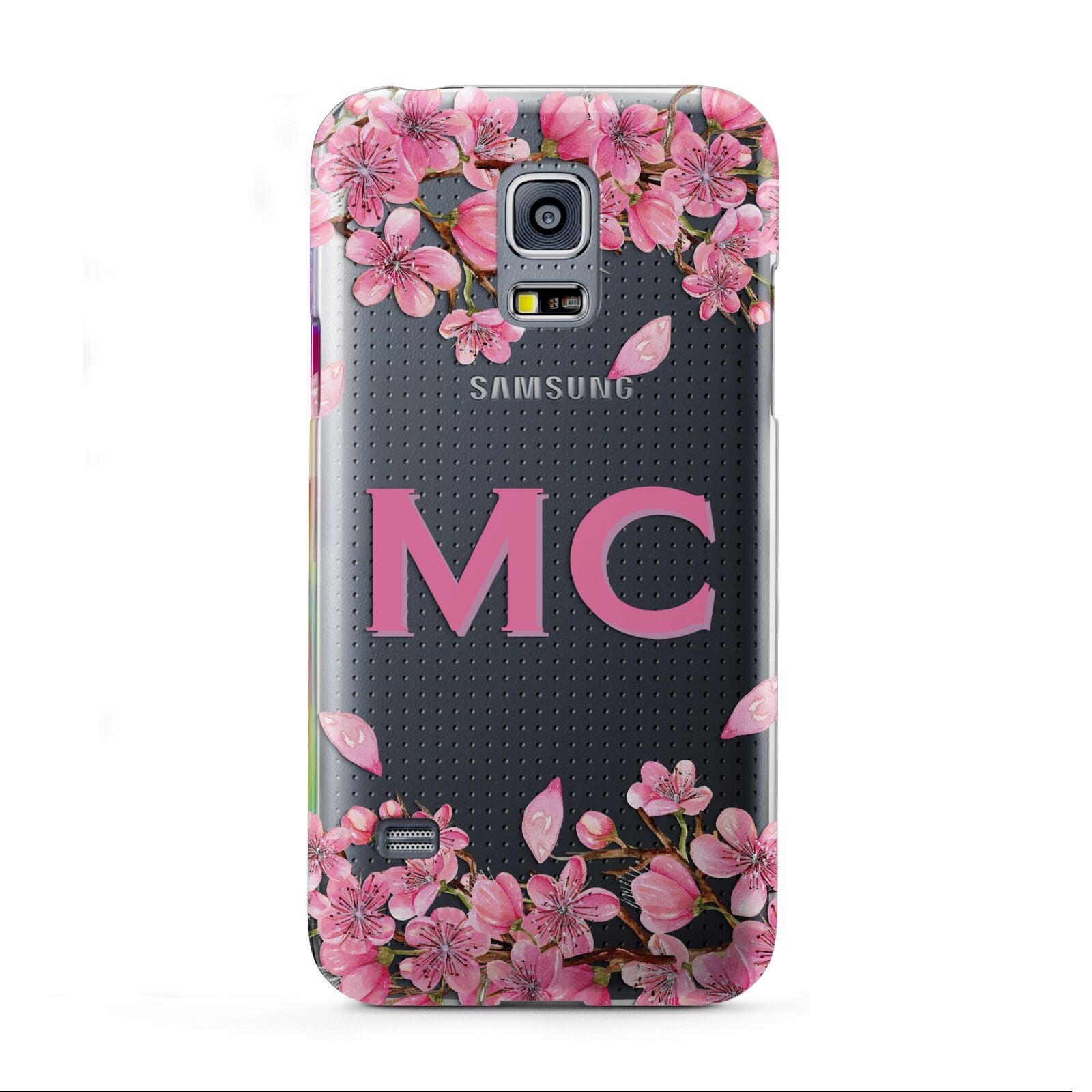 Personalised Vibrant Cherry Blossom Pink Samsung Galaxy S5 Mini Case