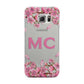 Personalised Vibrant Cherry Blossom Pink Samsung Galaxy S6 Edge Case