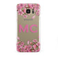 Personalised Vibrant Cherry Blossom Pink Samsung Galaxy S7 Edge Case