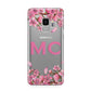 Personalised Vibrant Cherry Blossom Pink Samsung Galaxy S9 Case