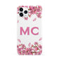 Personalised Vibrant Cherry Blossom Pink iPhone 11 Pro 3D Snap Case