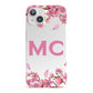 Personalised Vibrant Cherry Blossom Pink iPhone 13 Full Wrap 3D Snap Case
