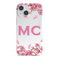 Personalised Vibrant Cherry Blossom Pink iPhone 13 Mini Full Wrap 3D Snap Case