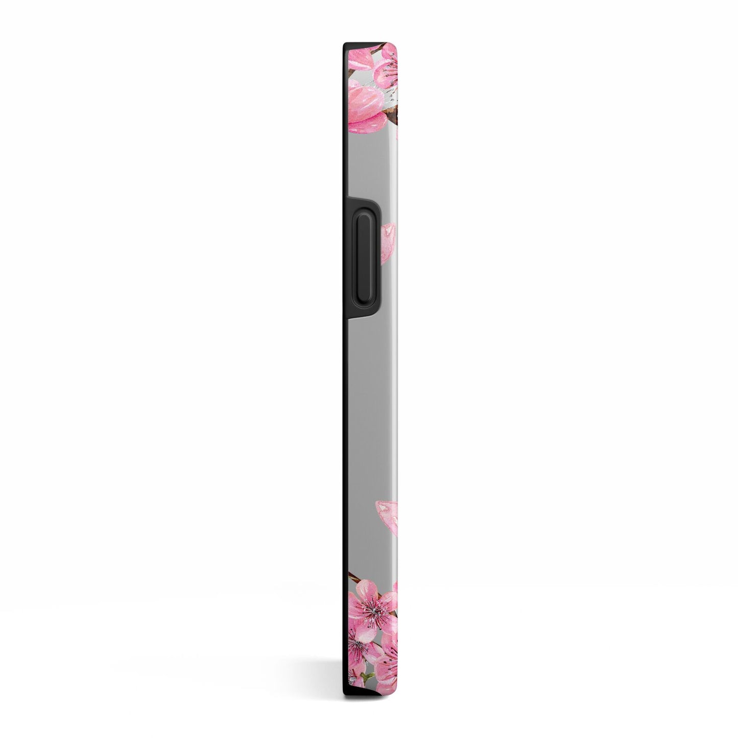 Personalised Vibrant Cherry Blossom Pink iPhone 13 Mini Side Image 3D Tough Case