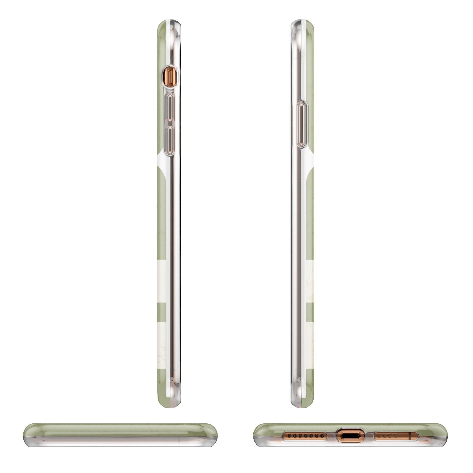 Personalised Vintage Baggage Tag Apple iPhone XS Max 3D Wrap Tough Case Alternative Image Angles