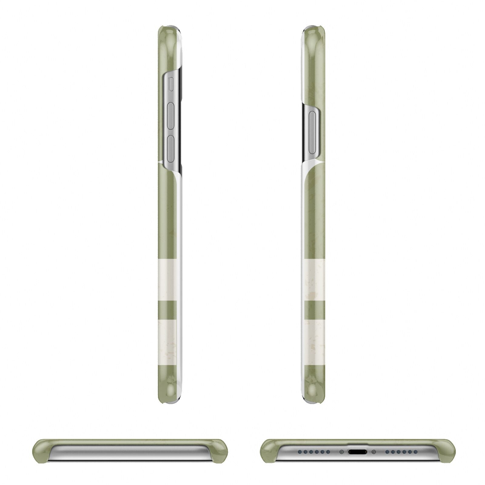 Personalised Vintage Baggage Tag iPhone 11 Pro 3D Snap Case Angle Images