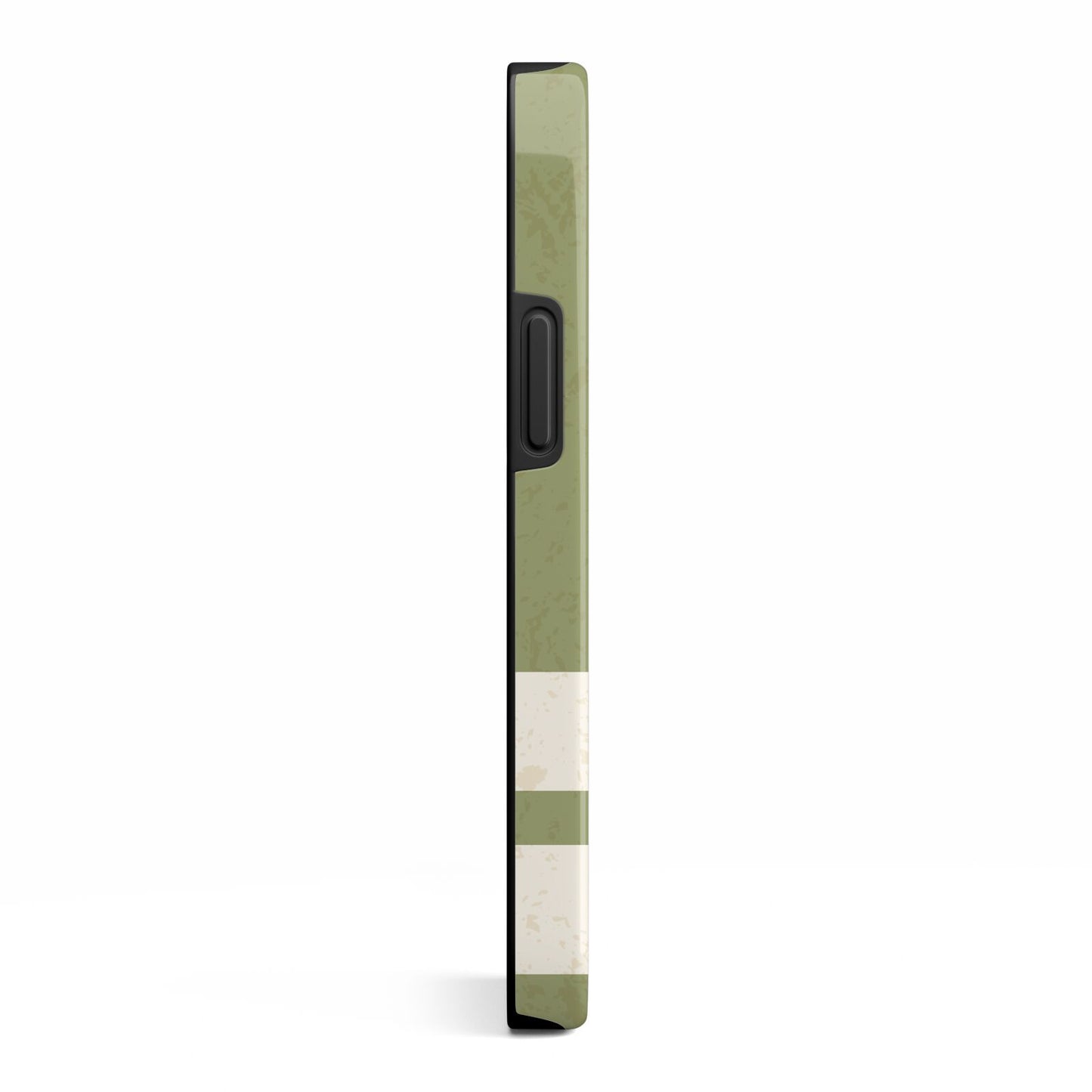 Personalised Vintage Baggage Tag iPhone 13 Mini Side Image 3D Tough Case