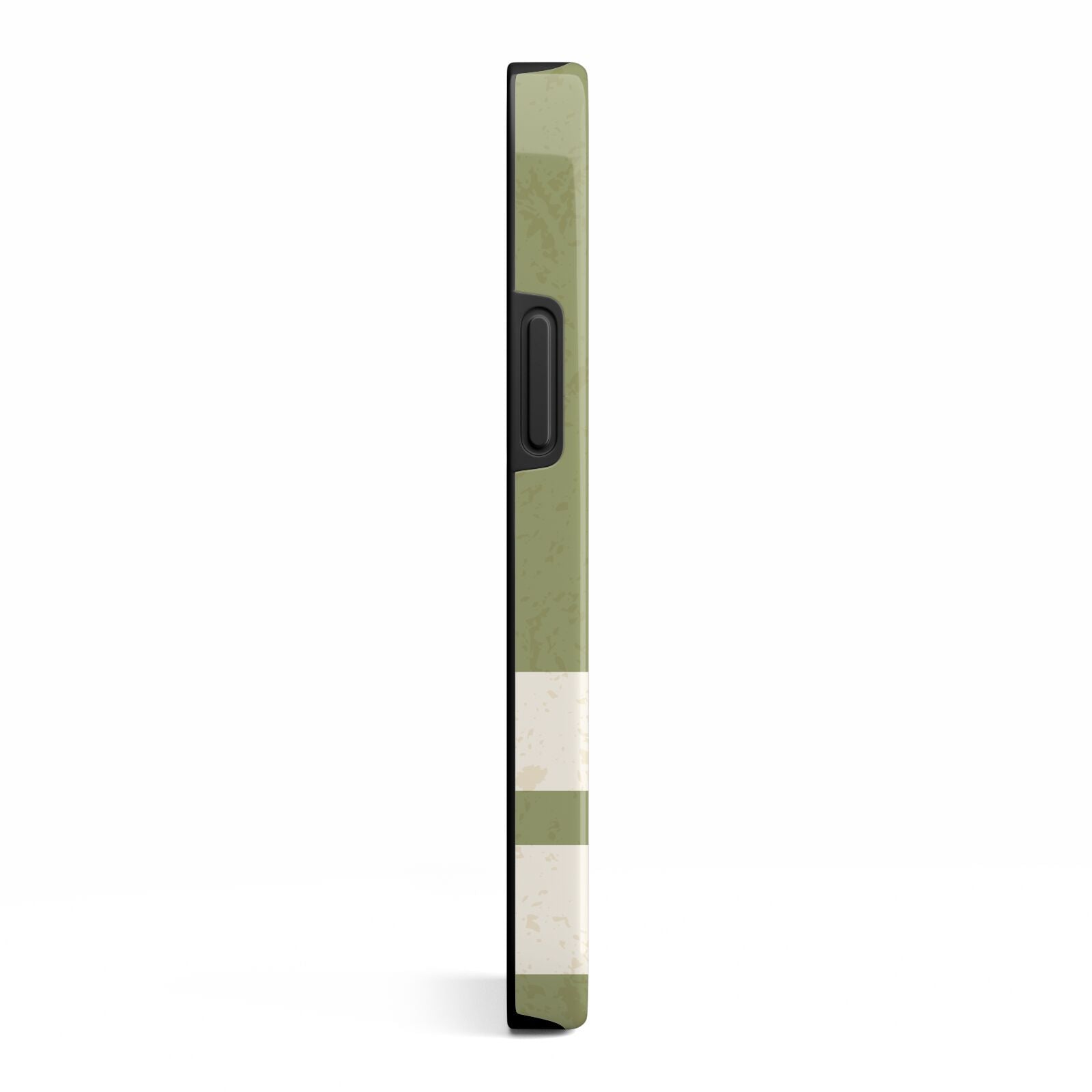 Personalised Vintage Baggage Tag iPhone 13 Mini Side Image 3D Tough Case