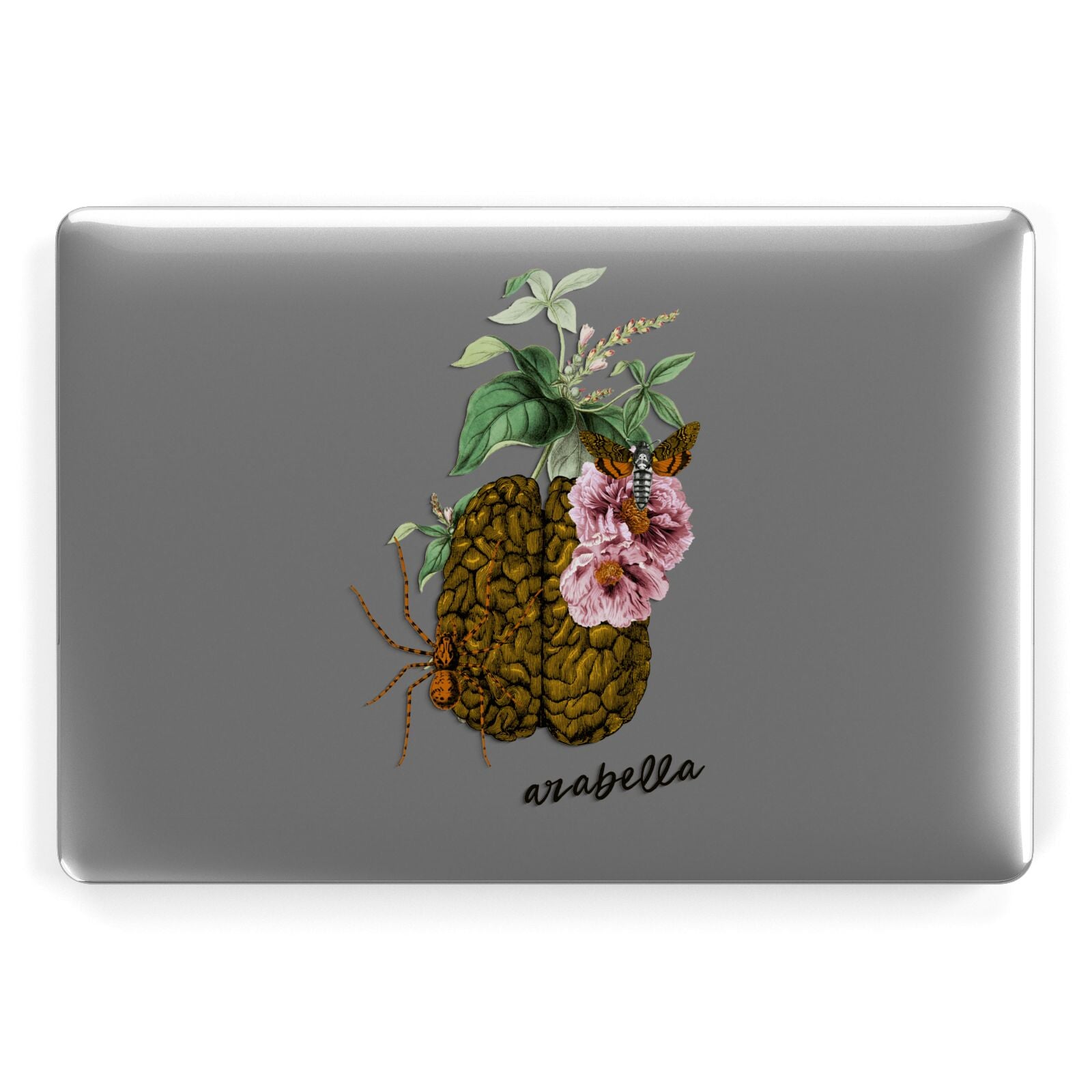 Personalised Vintage Brain Drawing Apple MacBook Case
