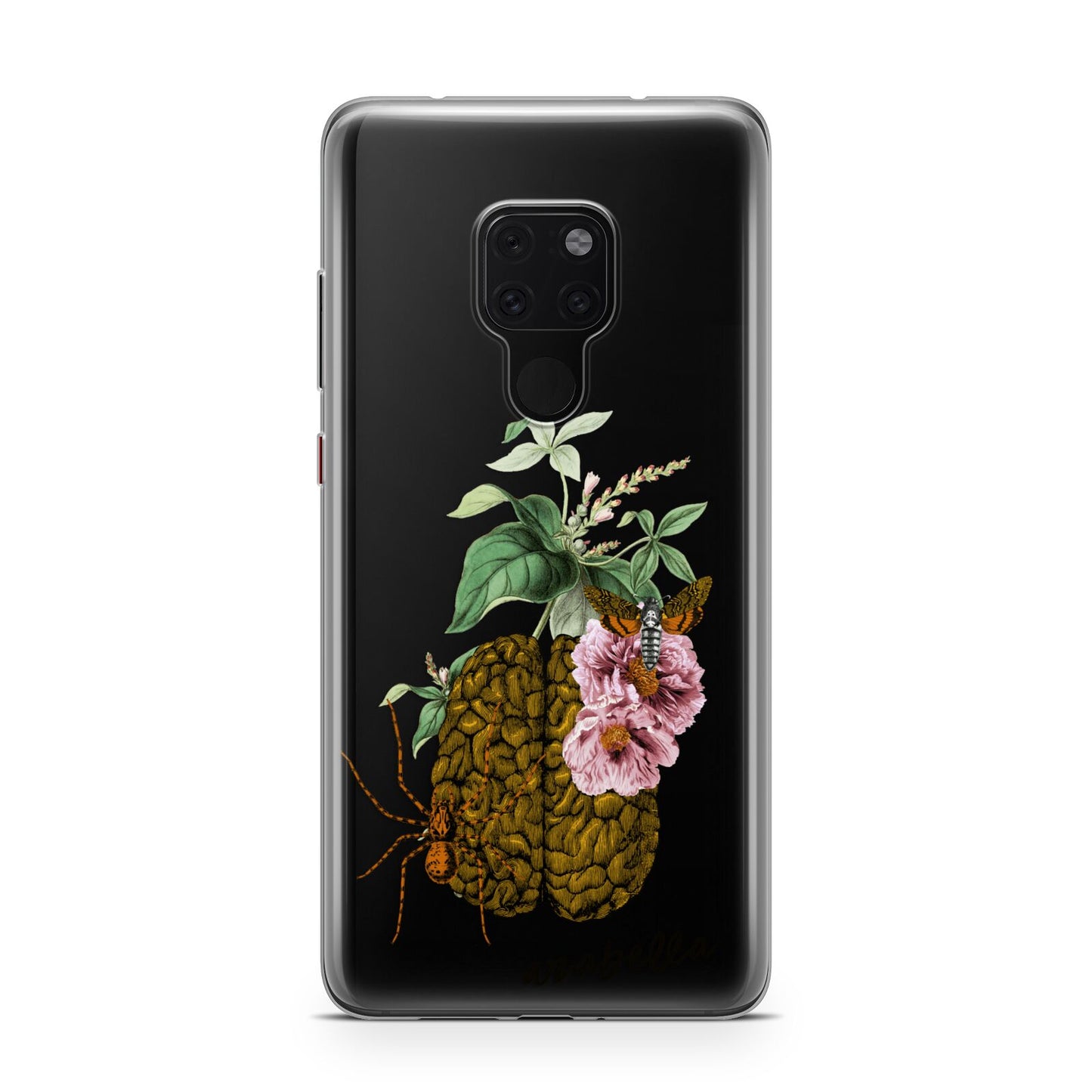 Personalised Vintage Brain Drawing Huawei Mate 20 Phone Case