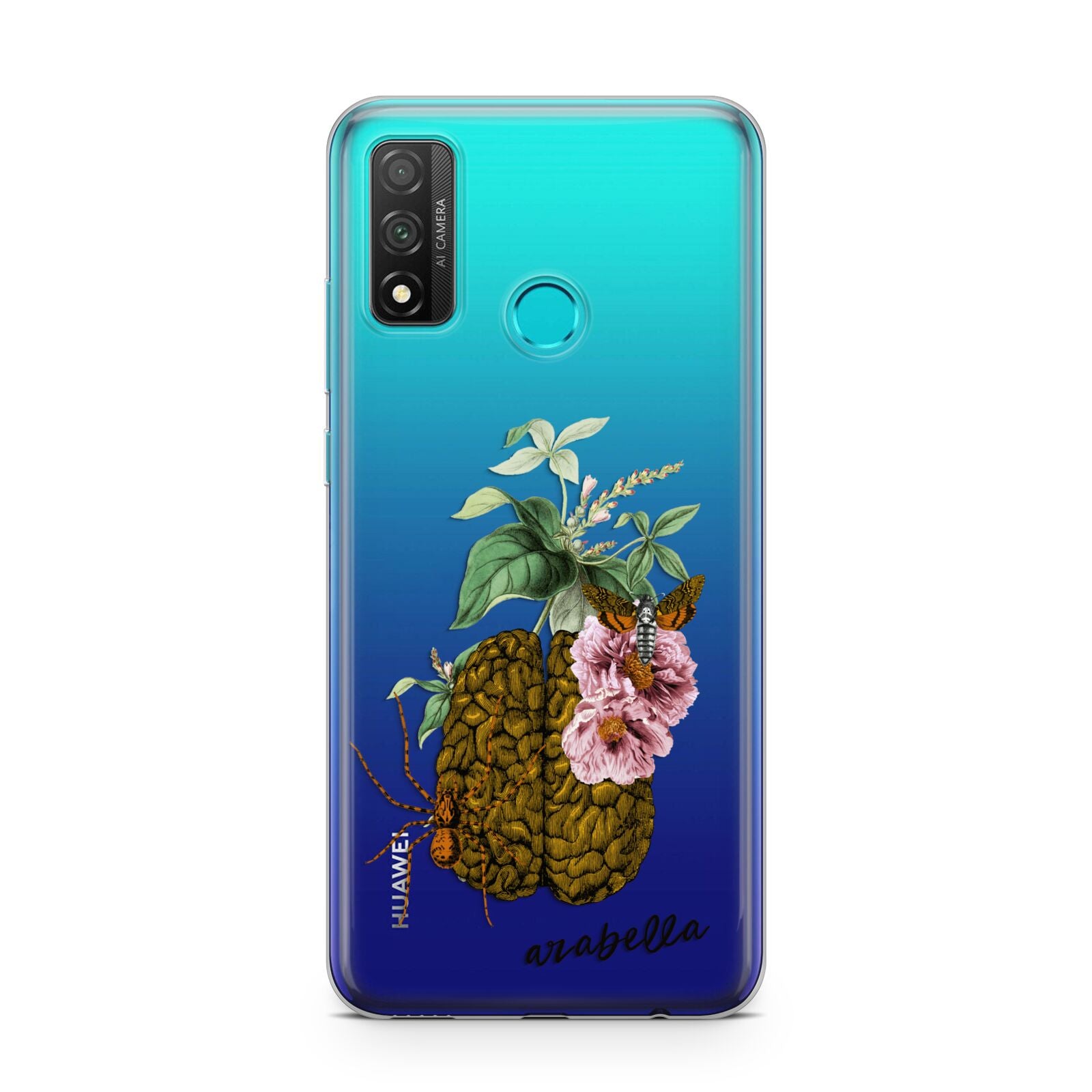 Personalised Vintage Brain Drawing Huawei P Smart 2020