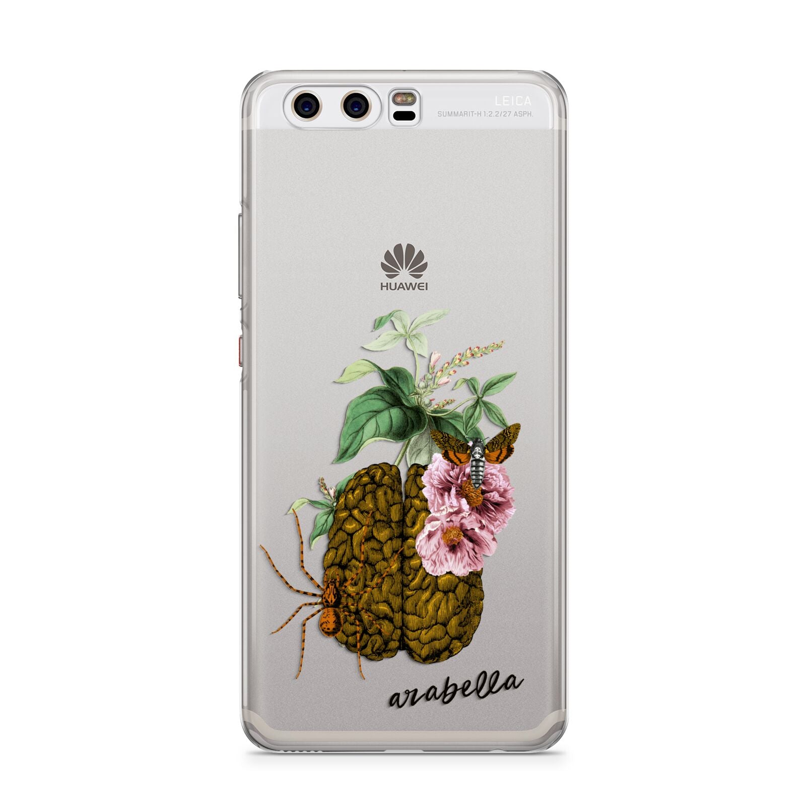 Personalised Vintage Brain Drawing Huawei P10 Phone Case