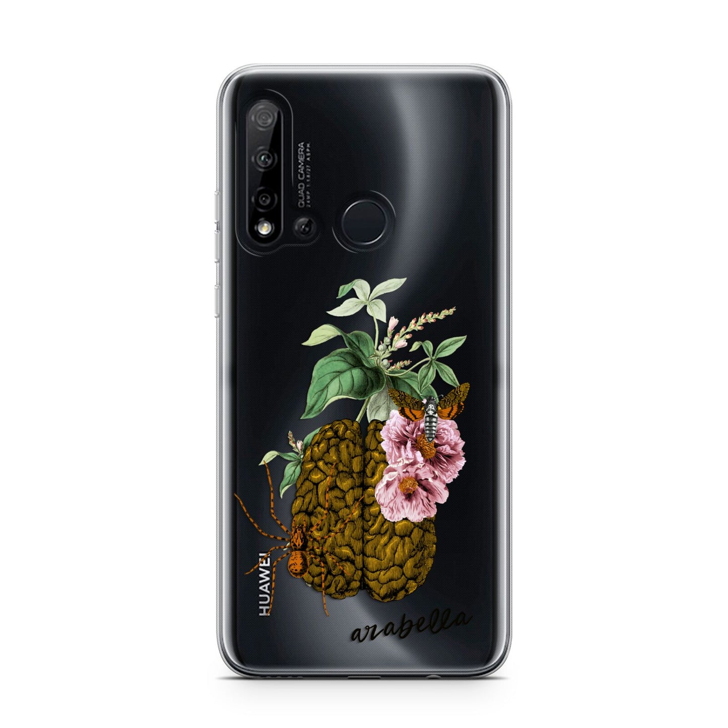 Personalised Vintage Brain Drawing Huawei P20 Lite 5G Phone Case